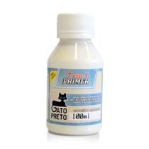 Kit 3 7 em 1 Primer 100 Ml Branco Artesanato Gato Preto