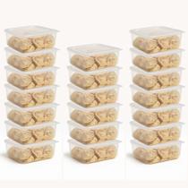 Kit 3 a 30 Potes Plásticos 270ml Tampa Transparente Potes Mini Marmita Fitness BPA Free Kit 3 a 30 Potes Plásticos 270ml Tampa Transparente Potes Mini Marmita Fitness BPA Free