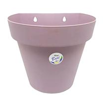 Kit 3 a 5 Vasos para plantas arandela parede meia lua flores jardim vertical 20cm