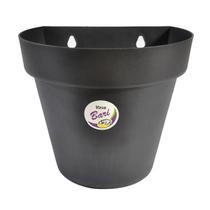 Kit 3 a 5 Vasos para plantas arandela parede meia lua flores jardim vertical 20cm