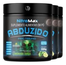 Kit 3 Abduzido Pré-Treino 300G Blueberry - Fisionutri