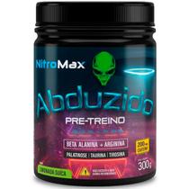 Kit 3 Abduzido Pré Treino Beta Alanina L arginina L taurina L tirosina e Cafeína 300g sabor Limonada Suiça Fisionutri