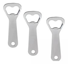 Kit 3 Abridor De Garrafas Profissional Aço Inox Original