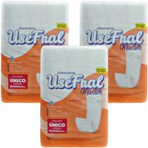 Kit 3 Absorvente Adulto Geriátrico UseFral - 150 Unidades Kit 3 Absorvente Adulto Geriátrico UseFral - 150 Unidades