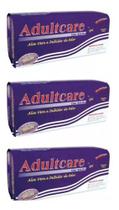 KIT 3 ABSORVENTE GERIATRICO ADULTCARE 20 unidades