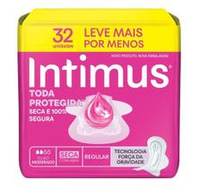 Kit 3 absorvente intimus gel com abas 32un Kit 3 absorvente intimus gel com abas 32un