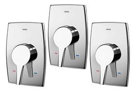 Kit 3 Acabamento Docol Monocomando Para Chuveiro 3/4 Nexus Kit 3 Acabamento Docol Monocomando Para Chuveiro 3/4 Nexus