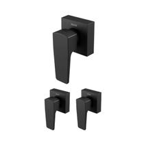Kit 3 Acabamento P/ Base 1/2 Lift Chroma Onix Docol Kit 3 Acabamento P/ Base 1/2 Lift Chroma Onix Docol