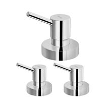 Kit 3 Acabamento Registro Loggica P/ Base 1/2 Docol