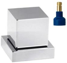 Kit 3 Acabamento Registro Quadrado Cromado + Conversor Kit 3 Acabamento Registro Quadrado Cromado + Conversor