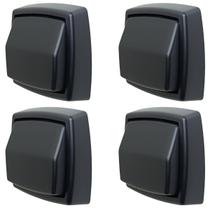 Kit 3 Acabamento Valvula Descarga Deca Hydra Max Abs Preto Kit 3 Acabamento Valvula Descarga Deca Hydra Max Abs Preto