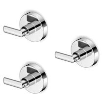Kit 3 Acabamentos de Registro Base Reforma 1.1/4, 1.1/2 Smart - N Celite