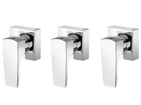 Kit 3 Acabamentos Docol Lift Para Registro BaseDocol 1/2, 3/4 E 1 Cromado 00804706 Kit 3 Acabamentos Docol Lift Para Registro BaseDocol 1/2, 3/4 E 1 Cromado 00804706