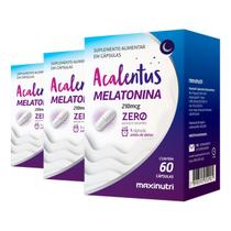 Kit 3 Acalentus M Zero Maxinutri 60 Cápsulas