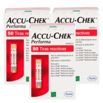 Kit 3 Accu-Chek Performa Tira Teste 50 Unidades