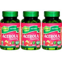 Kit 3 Acerola Unilife 60 cápsulas - Vegano