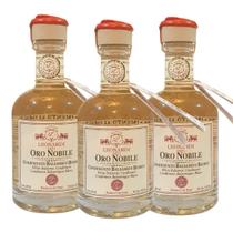 Kit 3 Acetos Balsamico Leonardi Oro Nobile 250ml
