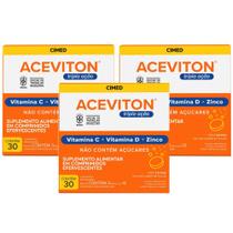 Kit 3 Aceviton Tripla Ação 3 Tubos C/10 Cada - Cimed
