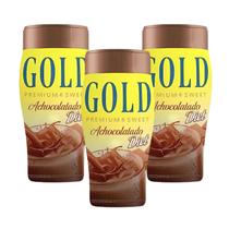 Kit 3 Achocolatado em Pó Diet Gold 200g