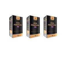 Kit 3 Ácido Hialurônico 80Mg 60 Cápsulas - Gold Lab