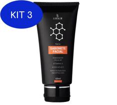 Kit 3 Ácido Kójico Nano Sabonete Facial Regenerador Celular 60Ml