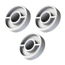 Kit 3 adaptador para refletor dispositivo de aspiracao