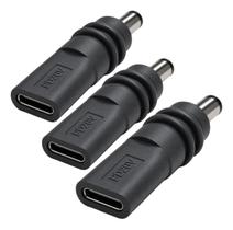 Kit 3 Adaptador USBC PD 20V 100W DC Macho Kit 3 Adaptador USBC PD 20V 100W DC Macho