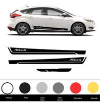 Kit 3 Adesivo Carro Ford Focus Faixas Laterais E Traseira Kit 3 Adesivo Carro Ford Focus Faixas Laterais E Traseira