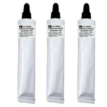 Kit 3 Adesivo Contato Cola Reparo Gaxeta Geladeira Ambar 75g