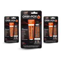 Kit 3 Adesivo Epoxi Orbi-Pox 40g Alta Fixação Multiuso Premium 10 Minutos