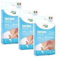 Kit 3 Adesivo Herpes Block Labial Proteção Dermatológico - Amoveri