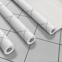 Kit 3 Adesivo Vinilico Piso Lavavel Losangulo Branco 15m Kit 3 Adesivo Vinilico Piso Lavavel Losangulo Branco 15m