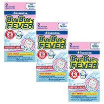 Kit 3 Adesivos Bye Bye Fever 2 Unidades O Alívio Que Seu