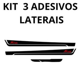 Kit 3 Adesivos Carro Ford Fiesta Faixas Laterais E Traseira Kit 3 Adesivos Carro Ford Fiesta Faixas Laterais E Traseira