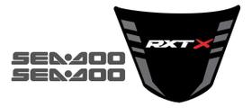 Kit 3 Adesivos Defletor Capô compatível Sea-Doo RXT-X 2018+ Kit 3 Adesivos Defletor Capô compatível Sea-Doo RXT-X 2018+