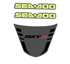 Kit 3 Adesivos Defletor Capô Sea-Doo RXT-X 2024 Compatível Kit 3 Adesivos Defletor Capô Sea-Doo RXT-X 2024 Compatível