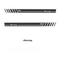 Kit 3 Adesivos Faixa Lateral Vw Gol Quadrado Racing Grafite Kit 3 Adesivos Faixa Lateral Vw Gol Quadrado Racing Grafite