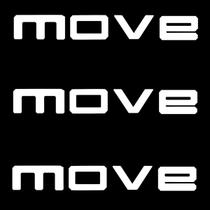 Kit 3 Adesivos Lateral E Traseiro Vw Up! Move Up - Branco