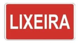 kit 3 - Adesivos Para Lixeiras Lixos 20 X 10 Cm 3uni.