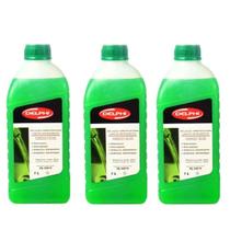 Kit 3 aditivo do radiador inorgânico e diluído delphi verde