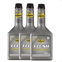Kit 3 Aditivo Limpeza Motor Carter Bardahl Flush 500ml