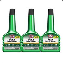 Kit 3 Aditivo Stp Flex Treatment Combustível Alcool E Gasolina