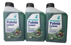 Kit 3 Aditivos Radiador Petronas Coolant 11 Pronto Uso 1 L