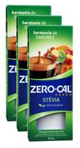 kit 3 Adoçante Zero Cal Stévia Com Sucralose Sem Glúten 80ml