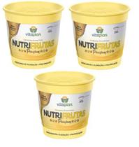 Kit 3 Adubo Fertilizante Nutrifrutas Premium 250gr Frutas Pote reutilizável para plantar Nutriplan