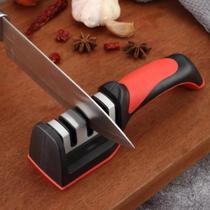 Kit 3 Afiador Triplo Amolador De Facas E Tesouras 3 Tipos De Pedras 2025