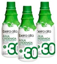 kit 3 Água Oxigenada Beira Alta 30 Volumes 900ml