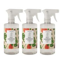 Kit 3 Água Perfumada Figo Ambarado Frutal Arabesc Lenvie 500ml