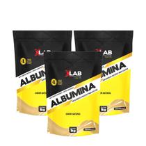 Kit 3 Albumina 1kg XLab- X-lab
