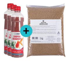 Kit 3 Alcon Goldfish Colour Bits 220g + 1 Alcon Dufish 1kg